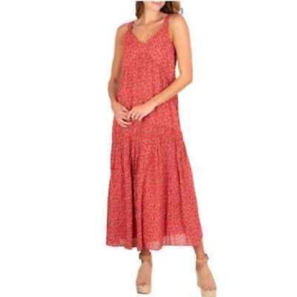 Joie,MSRP $278,Tiered,Flowing Gorgeous Tea Rose, Layer w/a Sweater! Size Med - Picture 1 of 16